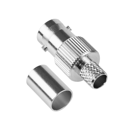 Digitek BNC RG6 Female Crimp Connector - 12E6F