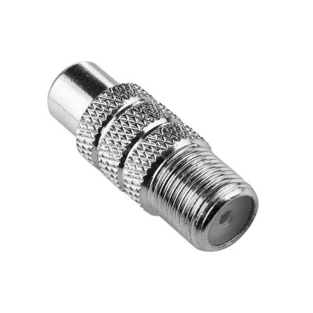 Digitek RCA Female to F Type Female Adaptor - 13CRCAFFF