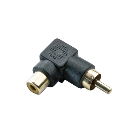 Digitek RCA Male to RCA Female Right Angle Adaptor - 13CRCAMFRA