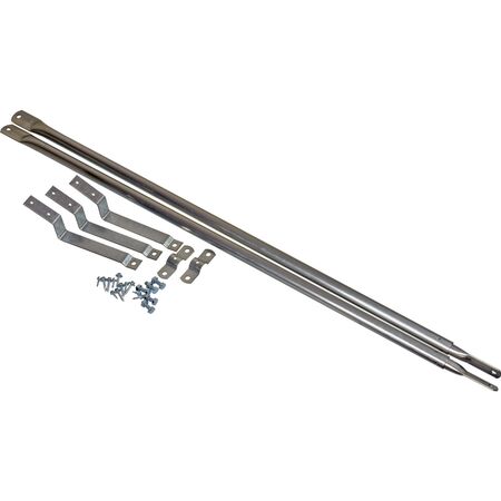 Hills Antenna Universal Tin/Tile Adjustable Roof Mount - 14ATPMBKE