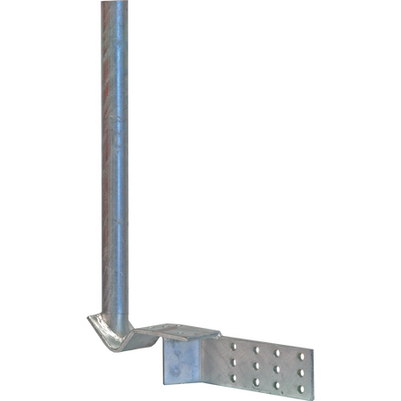Digitek Single Arm Gutter Mount - Galvanised - 14CGMGAL