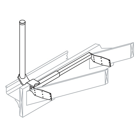 Hills Antenna FB607238A 900mm 65cm Gutter Mount - FB607238A