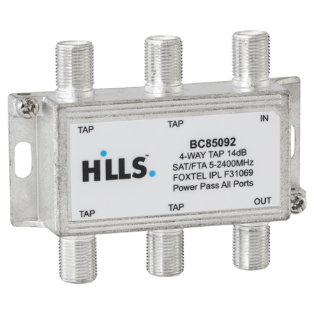 Hills Antenna BC85092 4-Way 12dB 2.4GHz Tap - BC85092