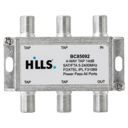 Hills Antenna BC85092 4-Way 12dB 2.4GHz Tap - BC85092