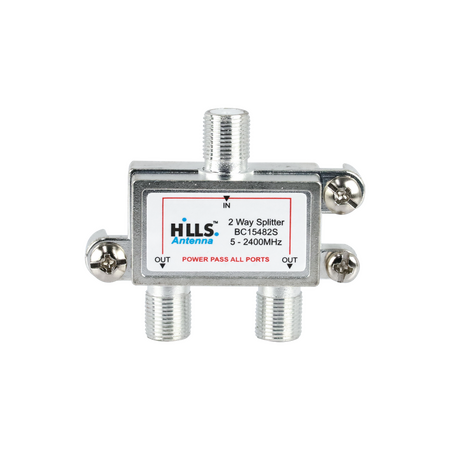 Hills Antenna BC15482B 2-Way Passive Splitter - Display Box - BC15482B