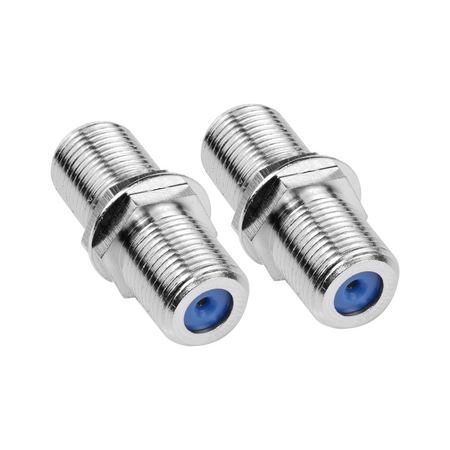 Hills Antenna BC71150B F-Type Female to Female Barrel High Return Loss Adaptor 2-Pack in Box - BC71150B