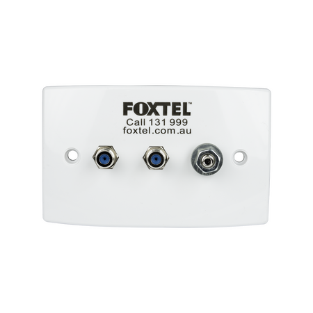 Hills Antenna BC74262B Dual F-Type Earthing Plate - Foxtel Approved - BC74262B
