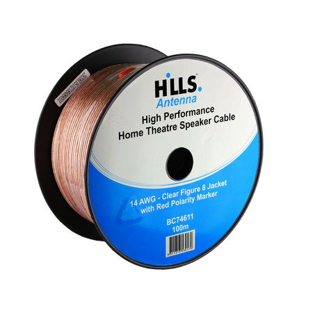 Hills Antenna BC74611 14 Gauge Speaker Cable 100m - BC74611