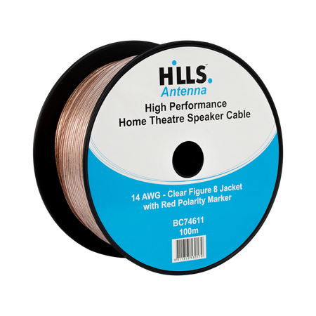 Hills Antenna BC74611 14 Gauge Speaker Cable 100m - BC74611