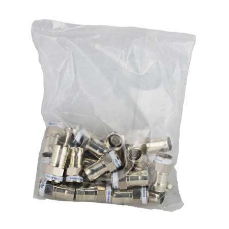 Hills  Antenna BC80490B  RG6 F-TYPE Double Bubble 25 Pack Box - BC80490B
