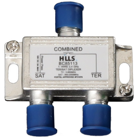 Hills Antenna BC85113 FTA/SAT 2.4GHz Diplexer - BC85113