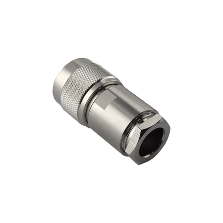 Hills Antenna N Connector Male Clamp for LL400 Cable - Nickel Plated Body - BC85274