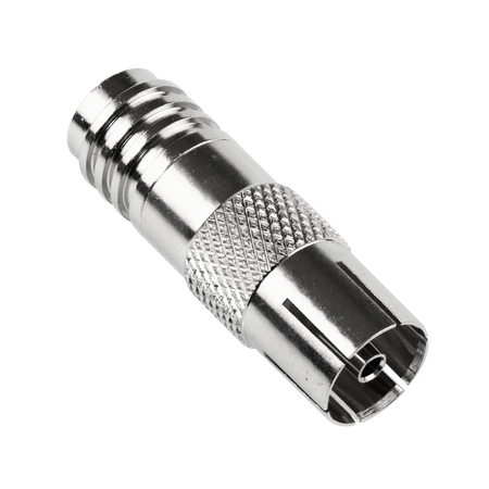 Hills Antenna BC87156B RG6 PAL Female Hex Crimp Connector 2-Pack in Box - BC87156B