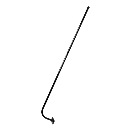 Hills Antenna FB602406B 1.4M Curved Fascia Bracket (Hockey Stick) - Black - FB602406B
