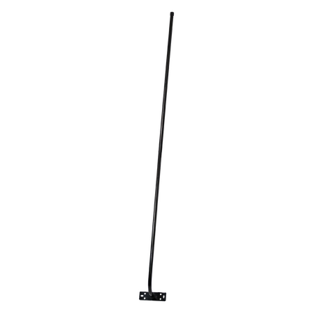 Hills Antenna FB602406B 1.4M Curved Fascia Bracket (Hockey Stick) - Black - FB602406B