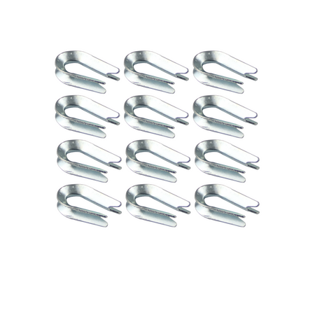 Hills Antenna FB901310 6mm Guy Wire Thimble (12-Pack) - FB901310