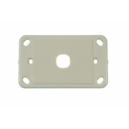 Digitek 1 Gang Wallplate (No Mech) - White - 05DWP01