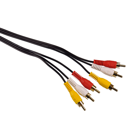 Digitek 1.8M 3x RCA Male to 3x RCA AV Lead - 06BAVL03