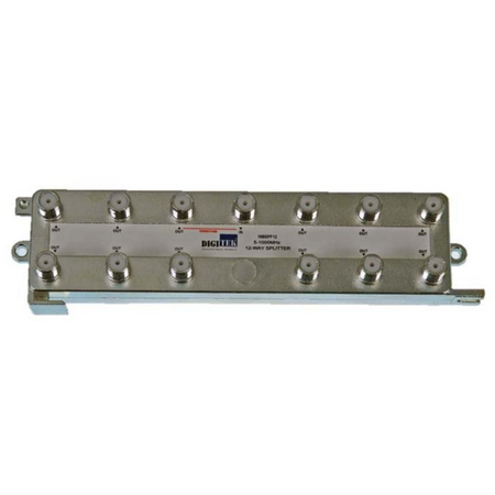 Digitek 12 Way 5-1000MHz F Type Splitter - 1 Leg Power Pass - 10BSPF12