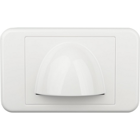 Digitek Media Style Wall Plate (Slim Bullnose) - White - 05DWPMS
