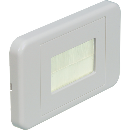 Digitek Media Style Wallplate (Flat) - White - 05DWPMF
