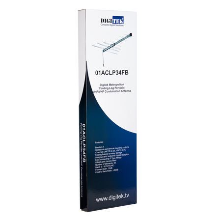 Digitek Folding Log Periodic UHF/VHF Combination Antenna - Display Box - 01ACLP34FB