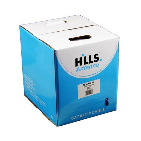 Hills Antenna 4 Pair CAT6 UTP LAN Cable 305M Box - Purple - 03JCAT6-PR