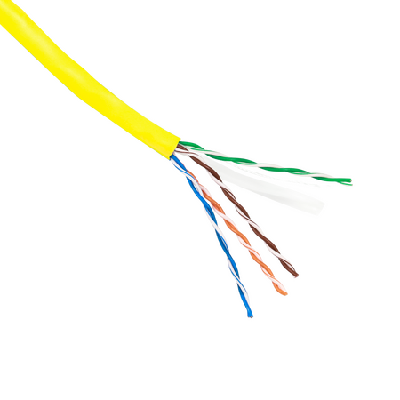 Datatek CAT6 UTP 24AWG Cable Yellow - 305m Box - 03JDCAT6YL