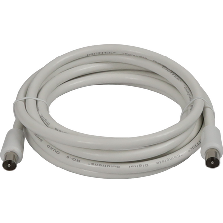 Digitek 3M Pal Male to Pal Male Quad Fly Lead - White - 06A3MQW