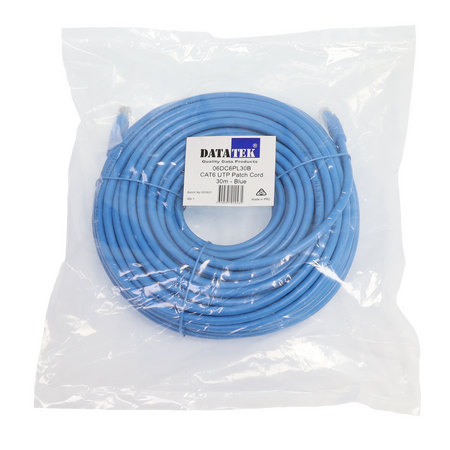 Datatek 30M CAT6 UTP Patch Lead - 06DC6PL30B