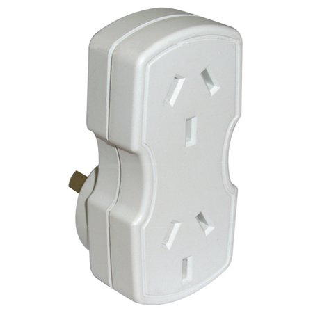 Hills Antenna 10 Amp Double Adaptor - Vertical - 09HDA-2 V WE