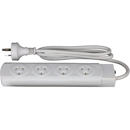 Hills Antenna 4 Way Power Board with Overload Protection - White - 09HPB-4 WE