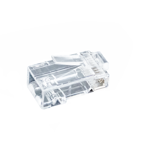 Datatek RJ45 8P8C CAT6 Open Pass Modular Plug - 12IDC6RJ458P8C
