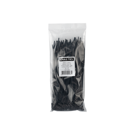 Cable Ties 200mm x 4.8mm - Black - 15BCT200B