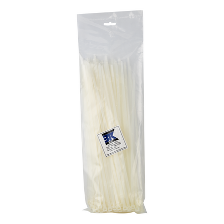 Cable Ties 300mm x 4.8mm - Clear - 15BCT300