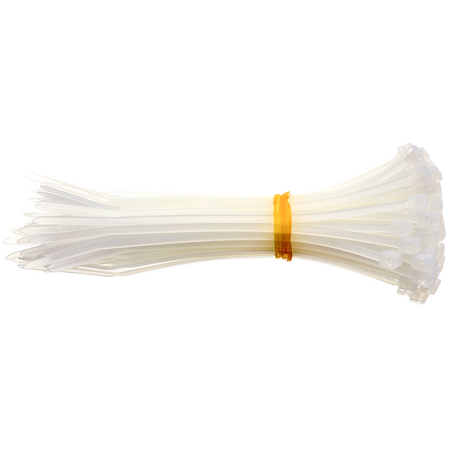 Cable Ties 300mm x 4.8mm - Clear - 15BCT300