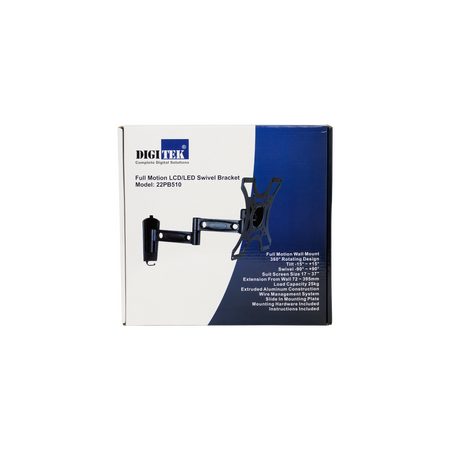 Digitek 23" - 42" Tilt, Swivel and Reach Universal LCD Bracket - 25KG - 22PB510