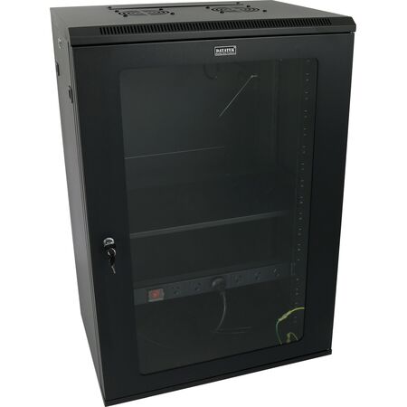 Datatek 18U 450mm Deep Wall Mount Data Cabinet - FPS Series - 24B18RW64FPS