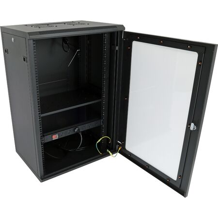Datatek 18U 450mm Deep Wall Mount Data Cabinet - FPS Series - 24B18RW64FPS