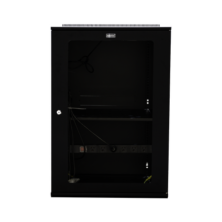 Datatek 18U 600mm Deep Wall Mount Data Cabinet - FPS Series - 24B18RW66FPS