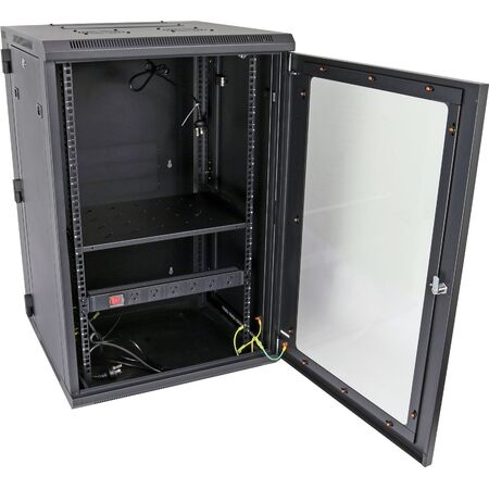 Datatek 18U 600mm Swing Frame Wall Mount Data Cabinet - SFPS Series - 24B18RWS66FPS