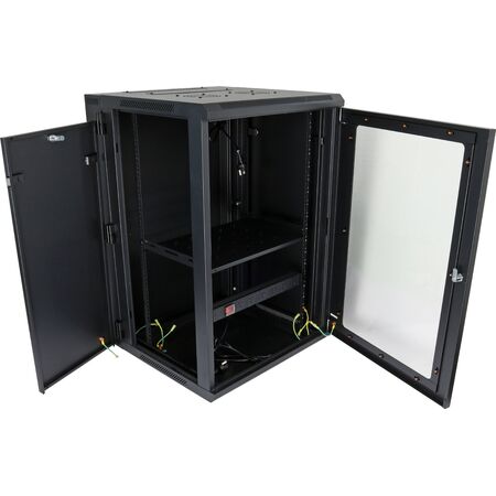 Datatek 18U 600mm Swing Frame Wall Mount Data Cabinet - SFPS Series - 24B18RWS66FPS