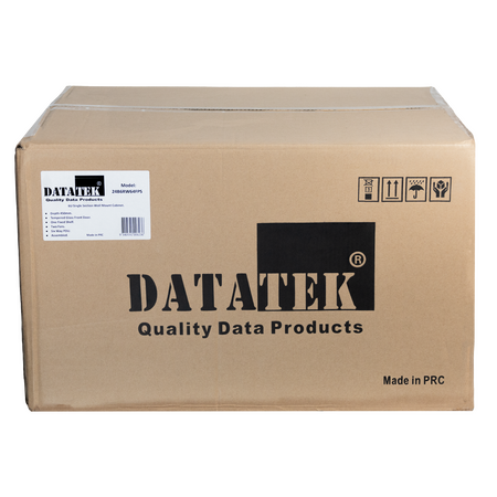 Datatek 6U 450mm Deep Wall Mount Data Cabinet - FPS Series - 24B6RW64FPS