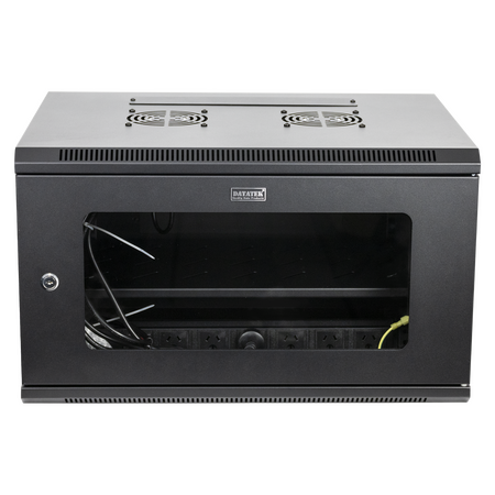 Datatek 6U 450mm Deep Wall Mount Data Cabinet - FPS Series - 24B6RW64FPS