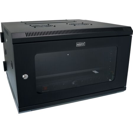Datatek 6U 600mm Swing Frame Wall Mount Data Cabinet - SFPS Series - 24B6RWS66FPS