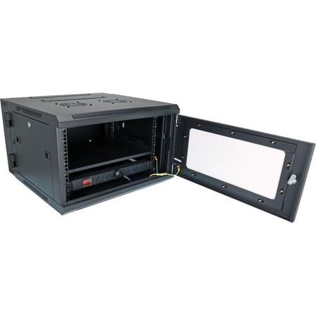 Datatek 6U 600mm Swing Frame Wall Mount Data Cabinet - SFPS Series - 24B6RWS66FPS