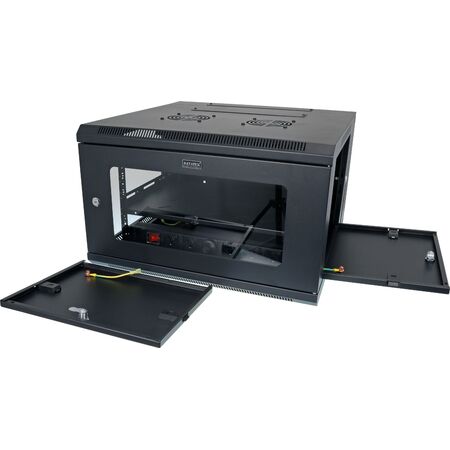 Datatek 6U 600mm Swing Frame Wall Mount Data Cabinet - SFPS Series - 24B6RWS66FPS