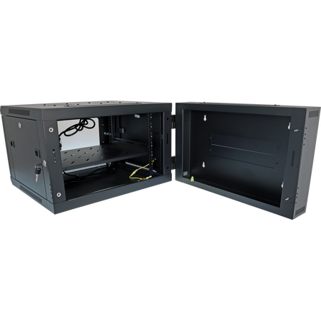 Datatek 6U 600mm Swing Frame Wall Mount Data Cabinet - SFPS Series - 24B6RWS66FPS