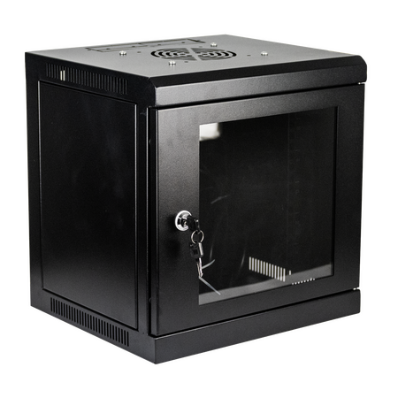 Datatek 10" 6U Mini Wall Mounted Data Cabinet - 24F6RWM33F