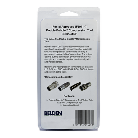 Hills BC72241DP RG6 F-TYPE Double Bubble Tool Box - BC72241DP